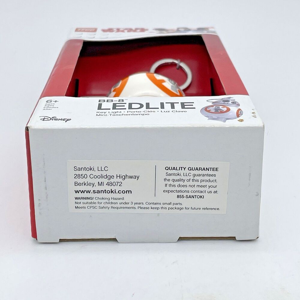 LEGO Star Wars BB-8 LEDLITE Keychain Light New In Box - Picture 4 of 13
